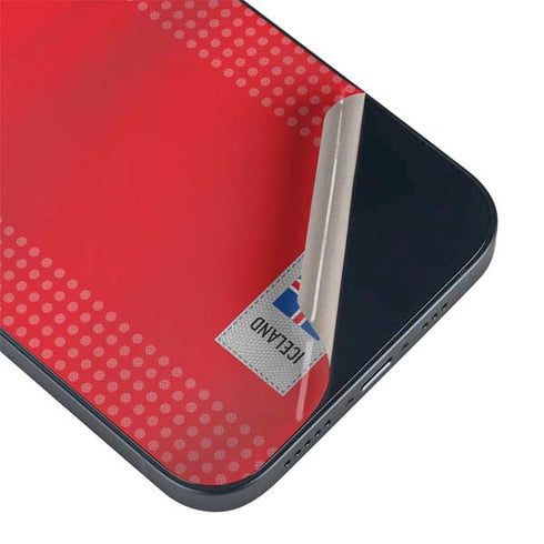 Iceland Soccer Flag iPhone Skins